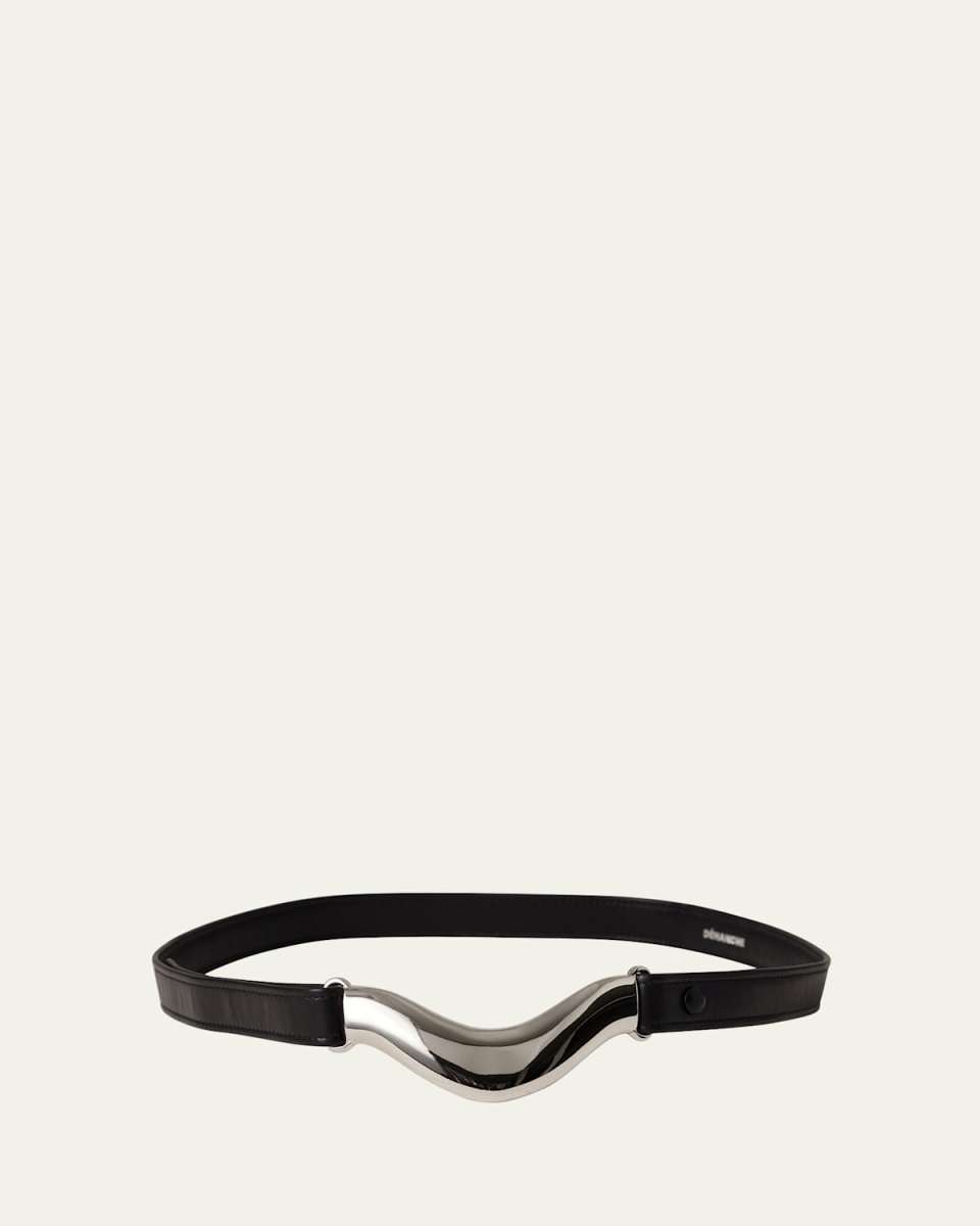 Brancusi Metal Leather Belt